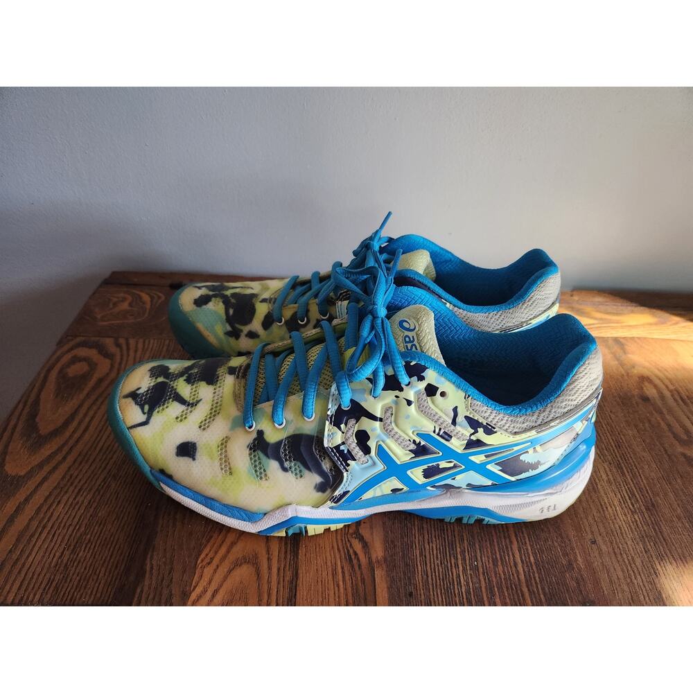 Asics Gel Resolution 7 Melbourne Australia Kangaroo Sneaker Womens Sz 9 E760Y